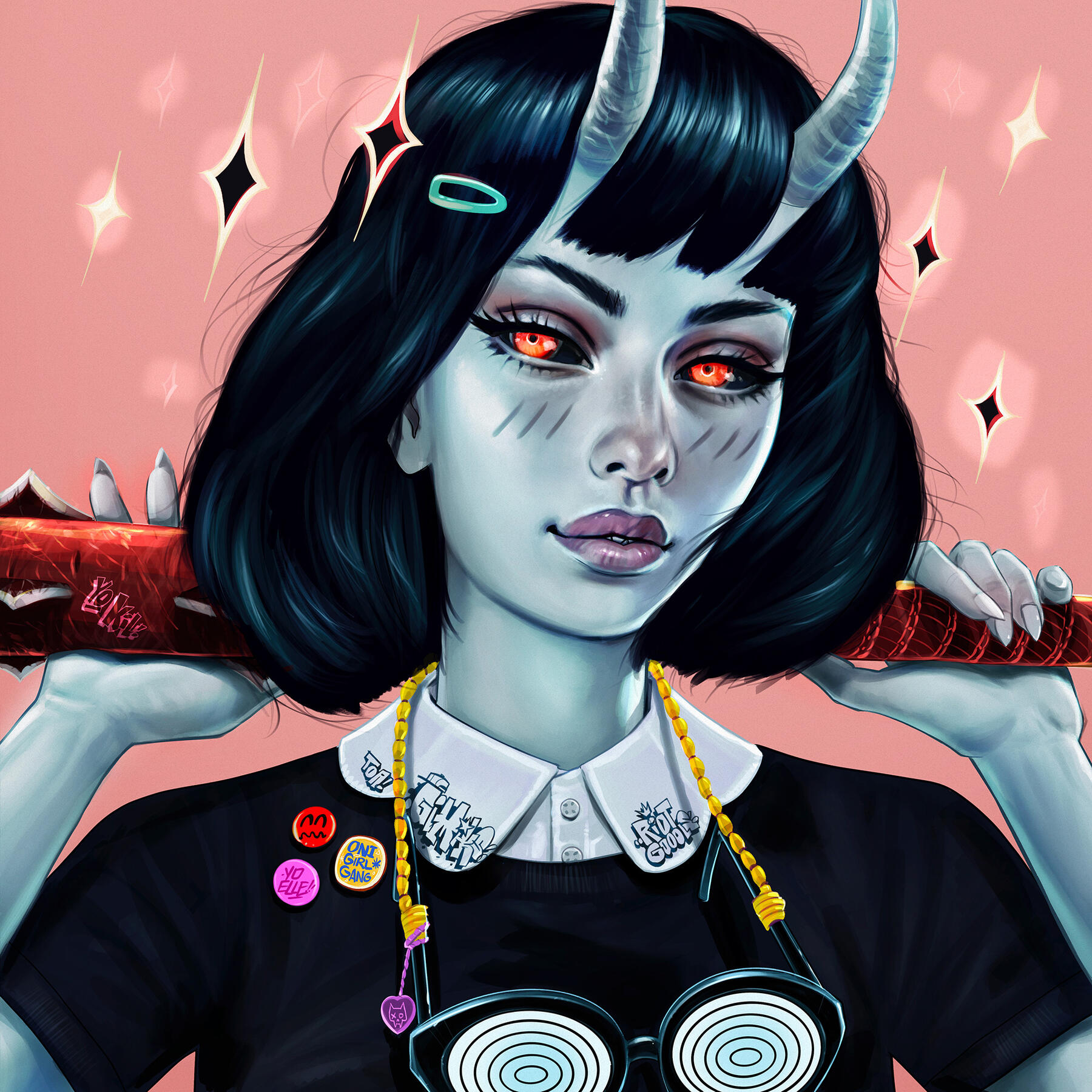 Digital character artwork by Gimiks Born (Johnny Radford)
