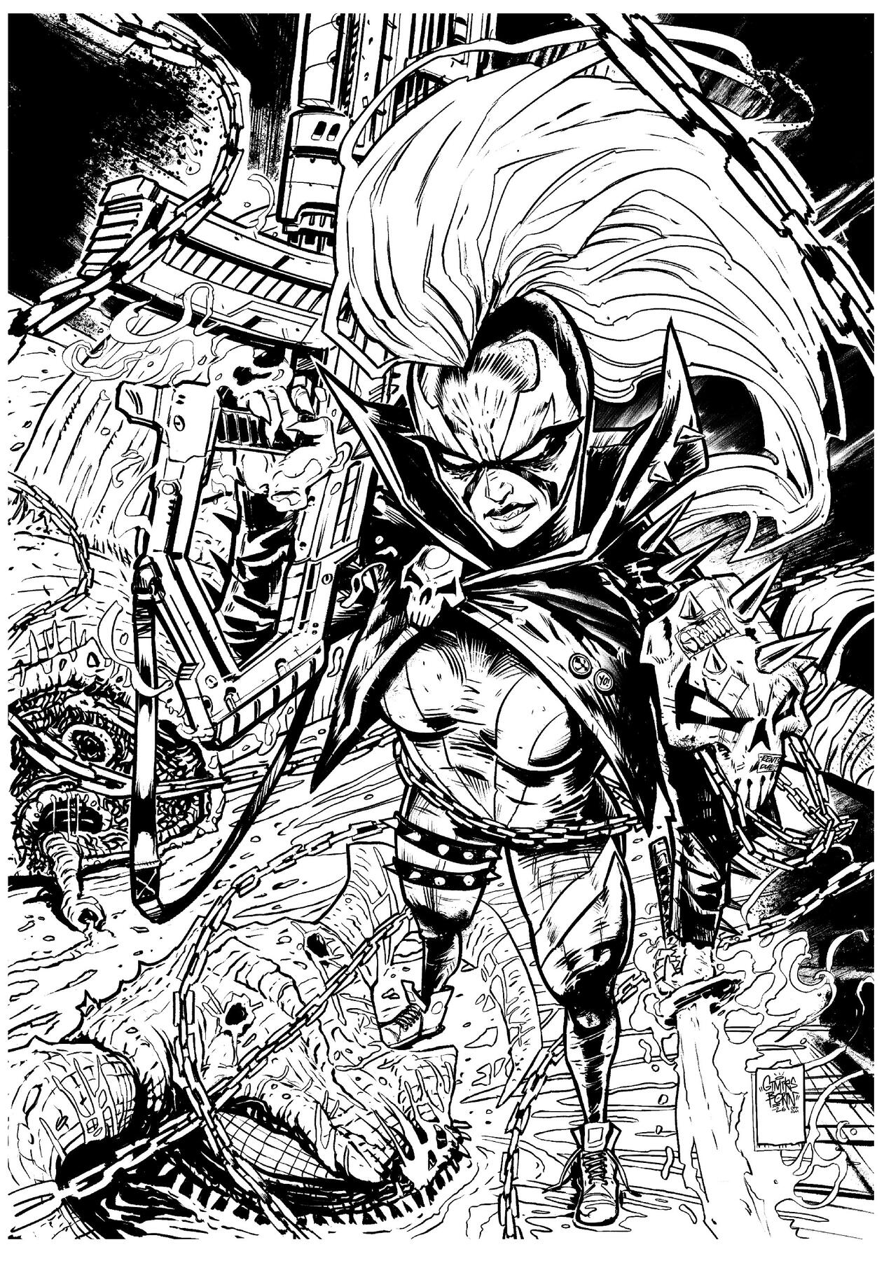 Digital character artwork by Gimiks Born (Johnny Radford)