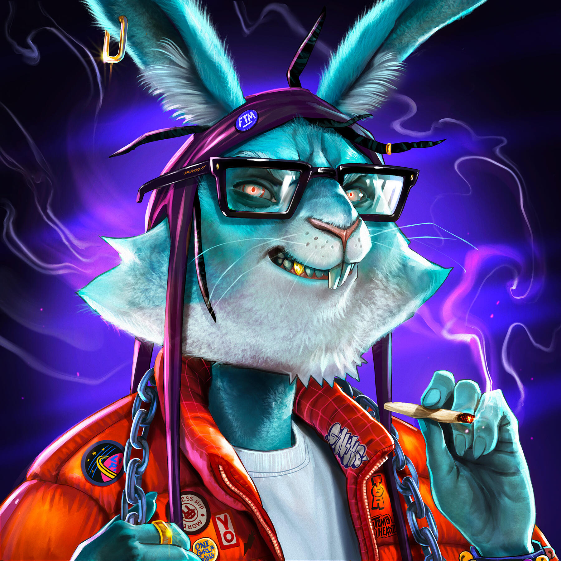 Digital character artwork by Gimiks Born (Johnny Radford)