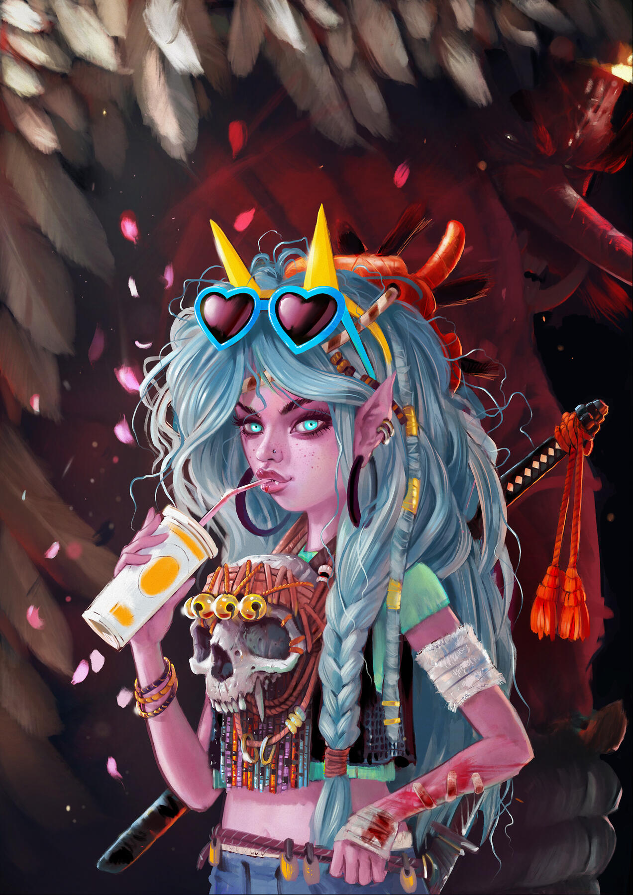 Digital character artwork by Gimiks Born (Johnny Radford)