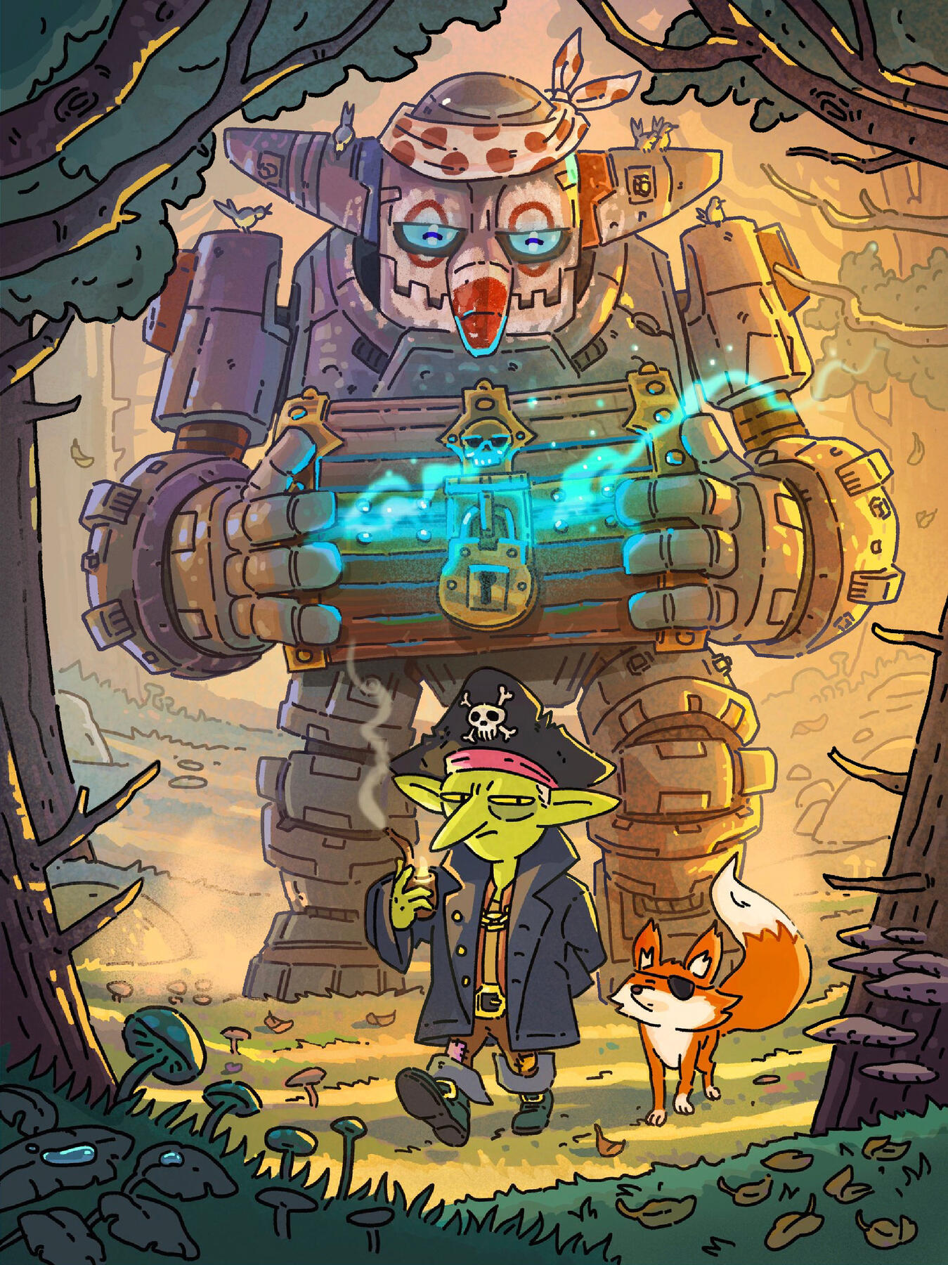 Digital character artwork by Gimiks Born (Johnny Radford)