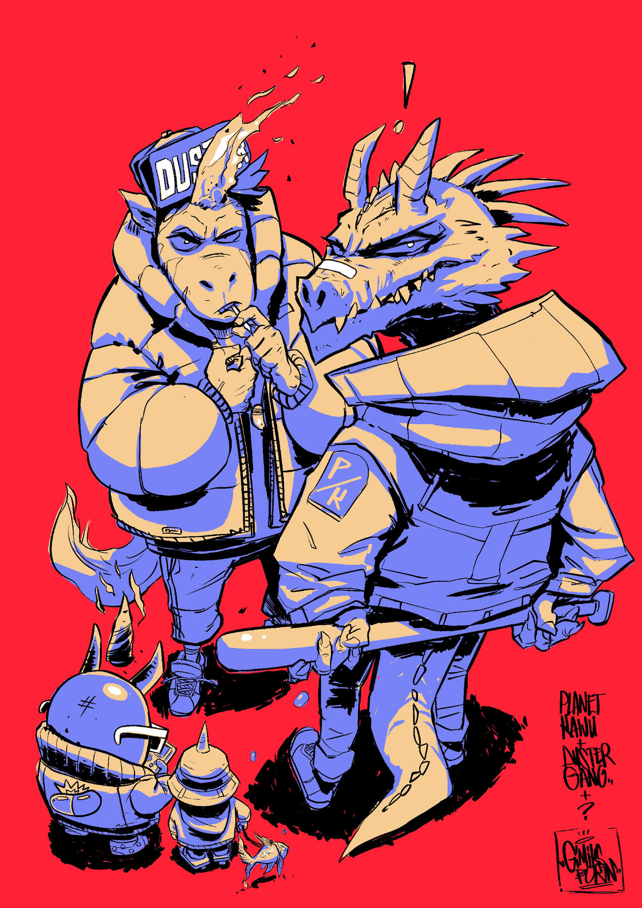 Digital character artwork by Gimiks Born (Johnny Radford)